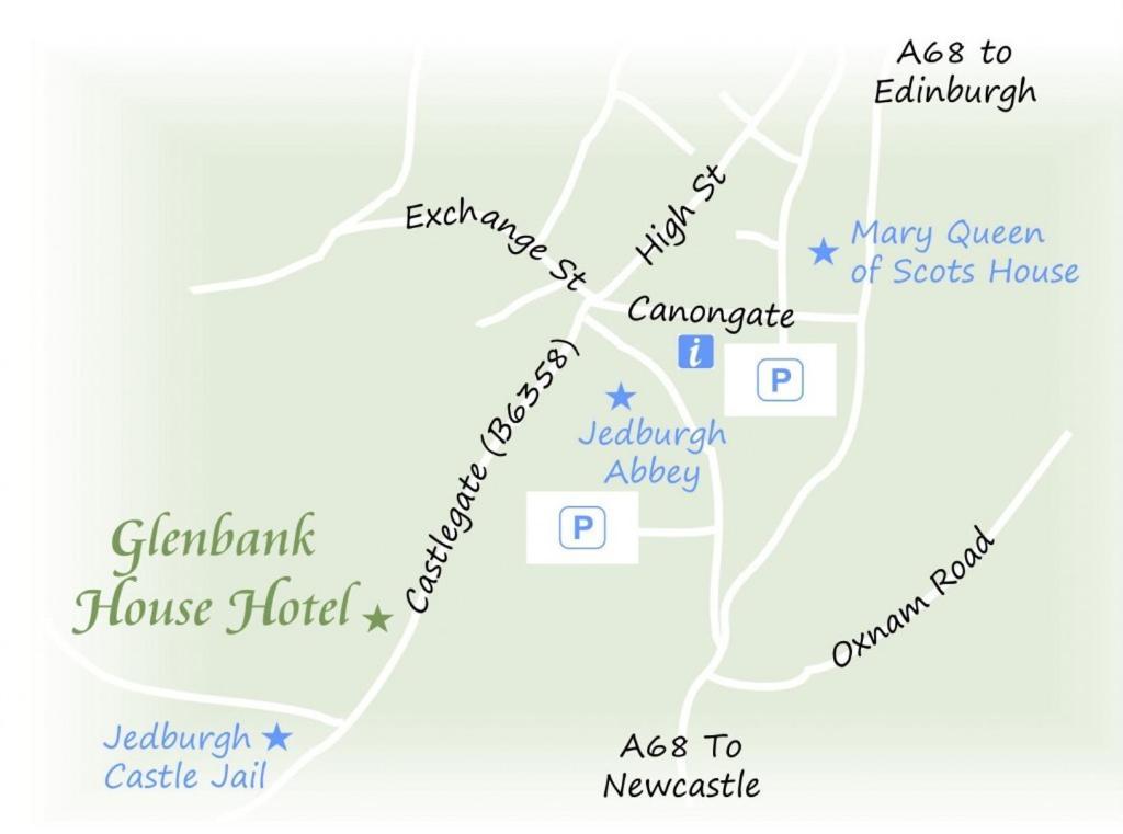 Glenbank House Hotel Jedburgh Exterior foto